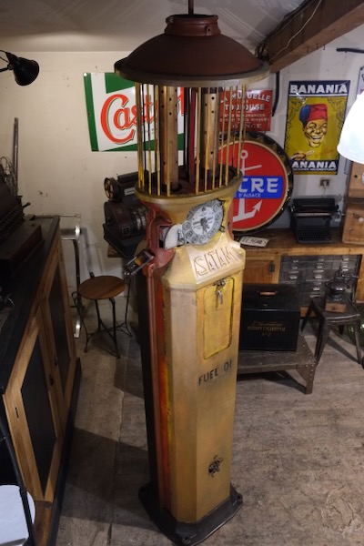 pompe fuel ancienne 1930 satam en fonte